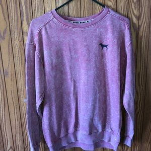 Pink crew neck